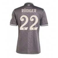 Camiseta Real Madrid Antonio Rudiger #22 Tercera Equipación 2024-25 manga corta